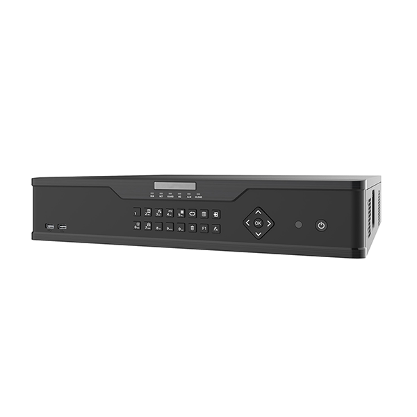 16CH POE 4K NVR with 4 SATA, Third-party IP cameras supported with ONVIF, 2-ch HDMI, 1-ch VGA, HDMI2 12 MP recording, Up to 10TB for each HDD, ANR technology to enhance the storage reliability when the network is disconnected, cloud upgrade